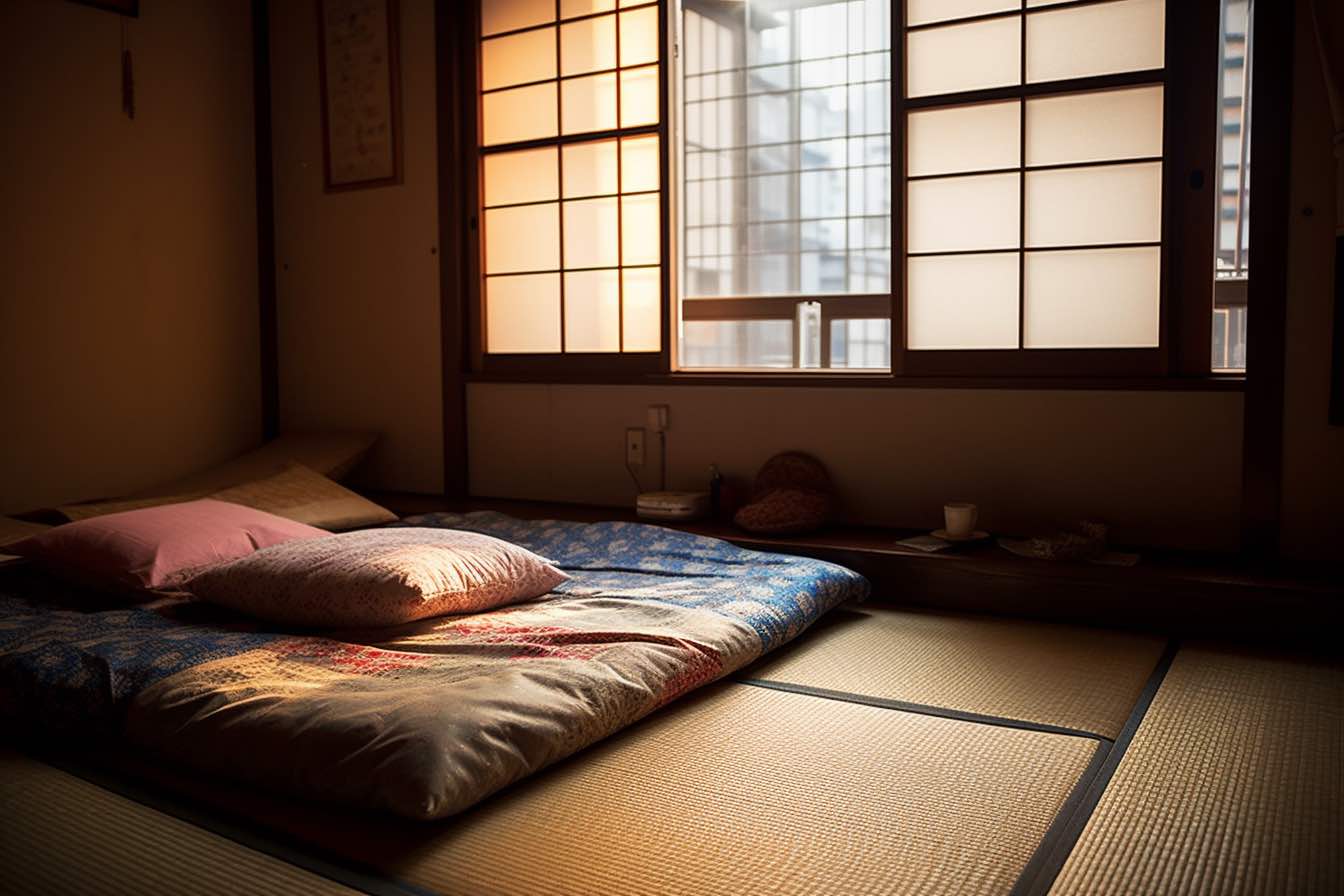 Pourquoi les japonais dorment-ils par terre sur des futons ?