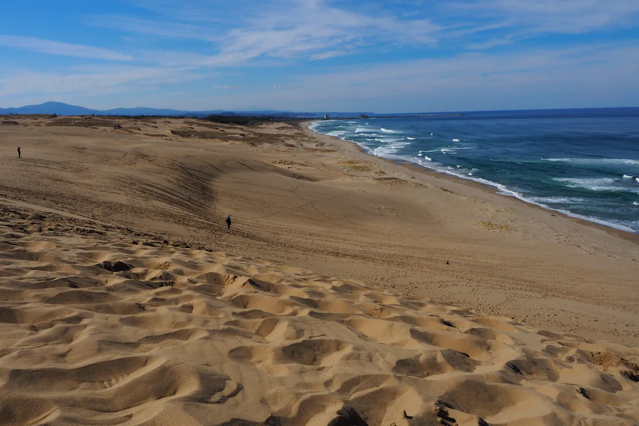 Dunes de sable de Tottori au Japon